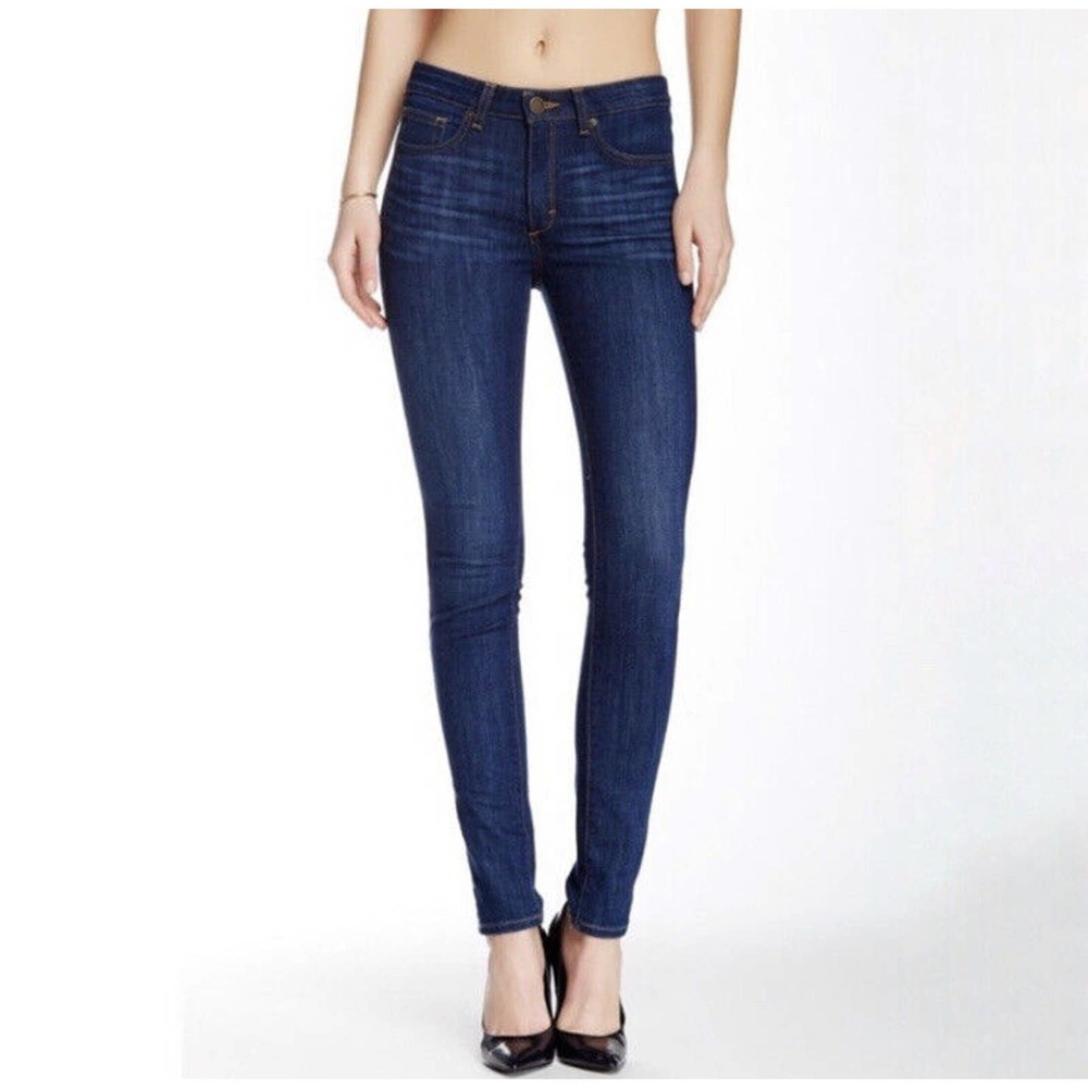 Spanx Jeans The Slim-X Skinny Mid Rise Dark Wash Size 26 Slimming Jegging